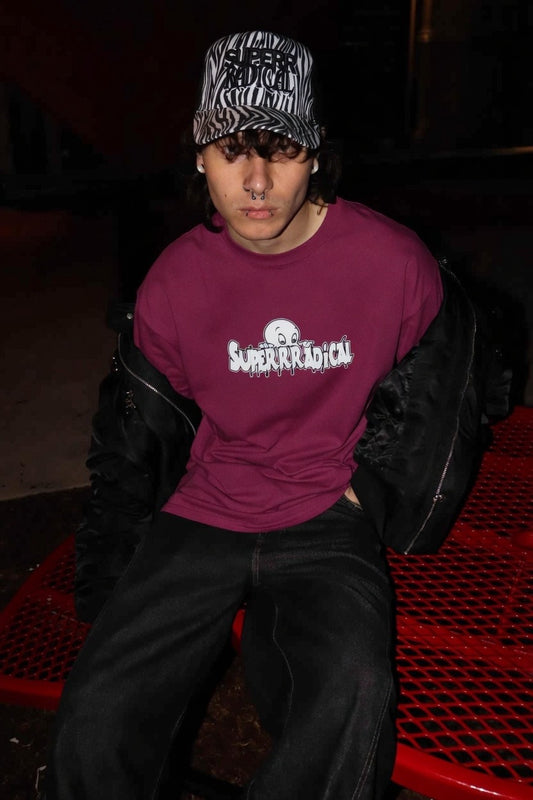 'CASPER' TEE (BERRY)