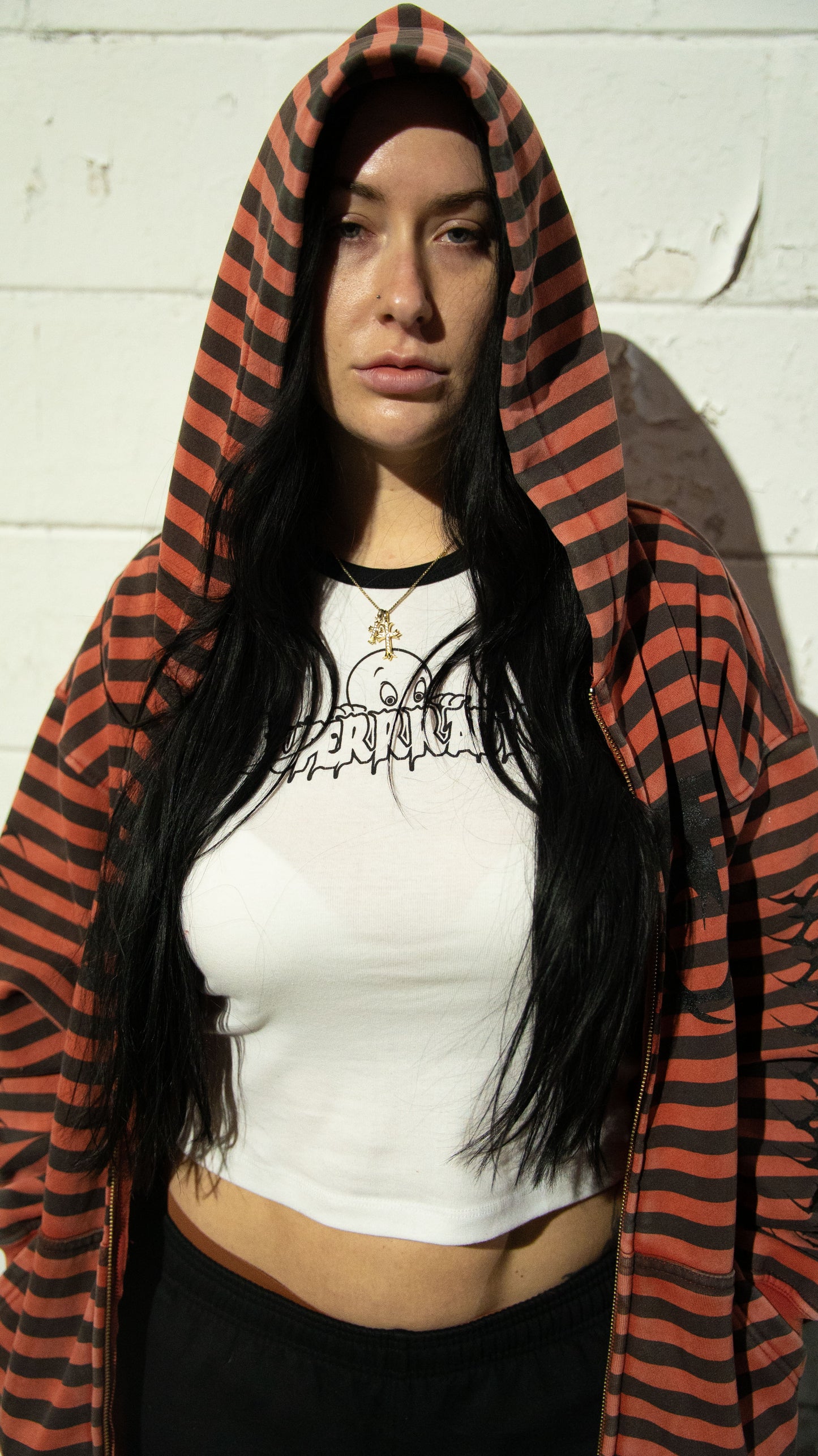 LOGO ZIP HOODIE (RED)