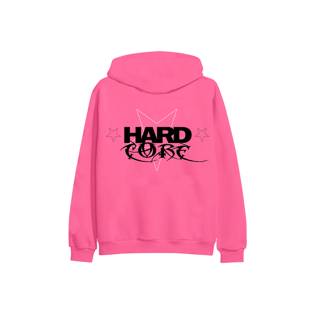 HARDCORE HOODIE (PINK)