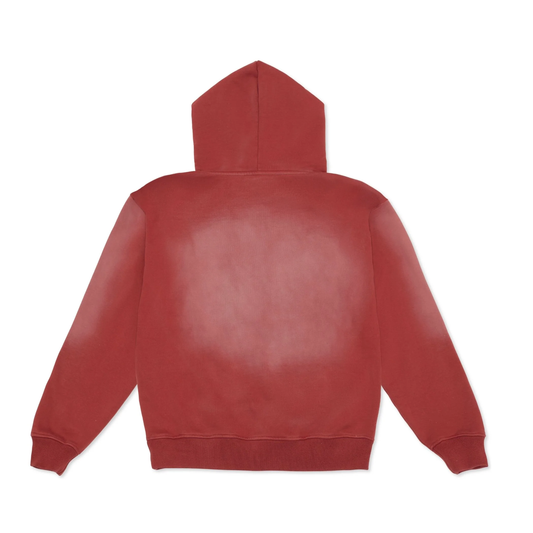 LOGO HOODIE (RED PAINT)
