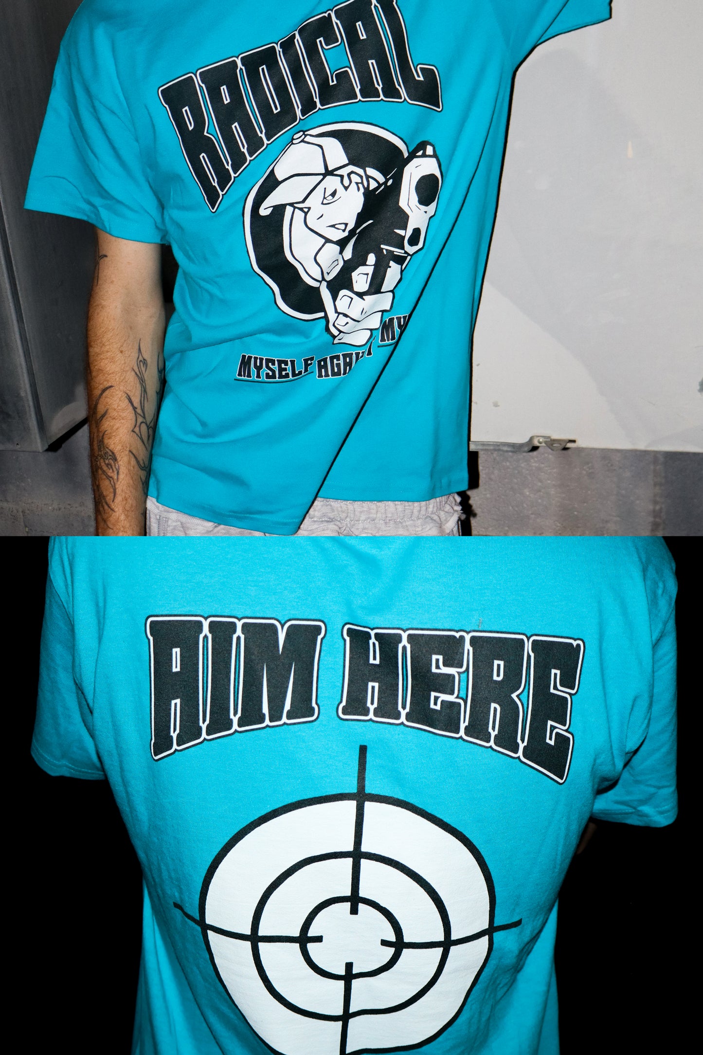 'AIM HERE' TEE