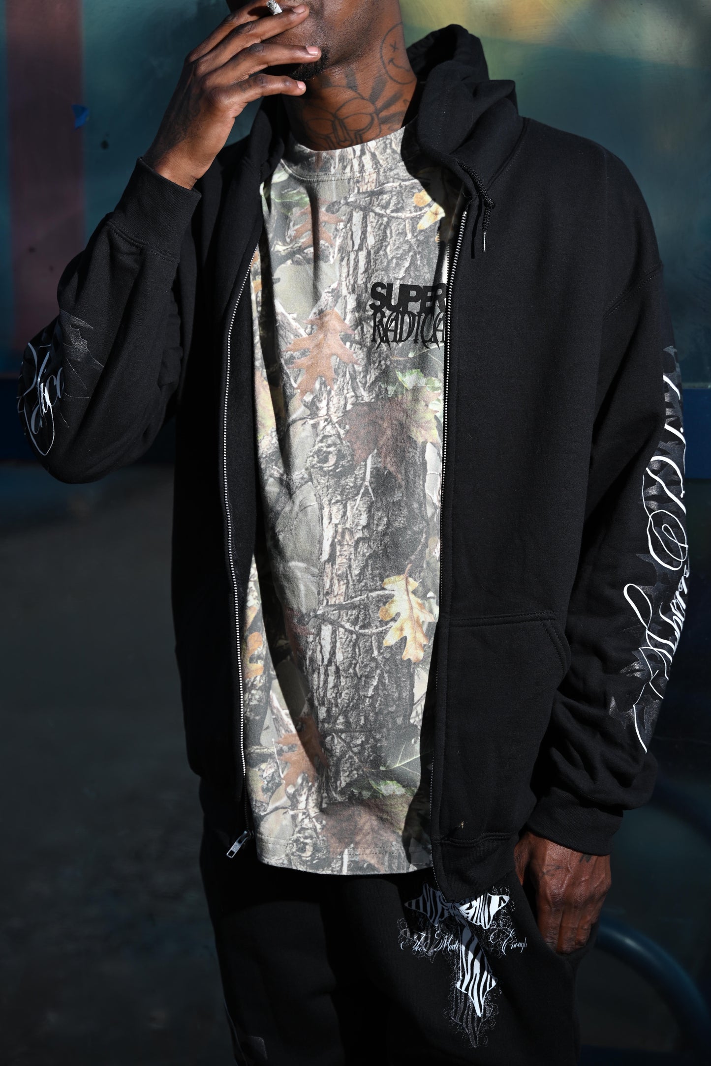 NEVER ENOUGH ZIP HOODIE