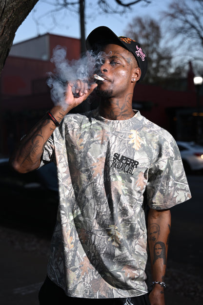 'GO TO HELL' CAMO TEE
