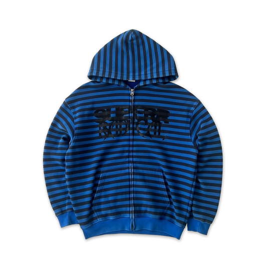 LOGO ZIP HOODIE (BLUE)