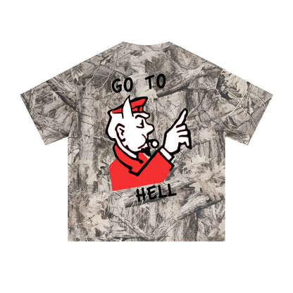 'GO TO HELL' CAMO TEE