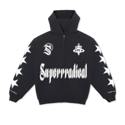 'STAR' ZIP HOODIE