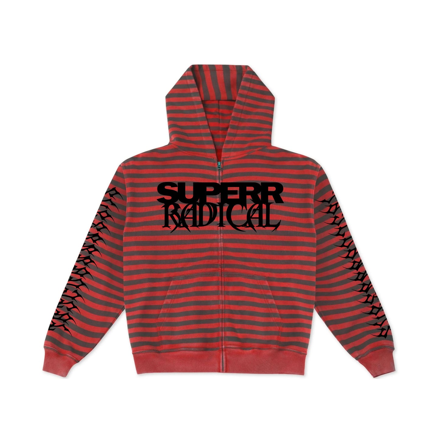 LOGO ZIP HOODIE (RED)