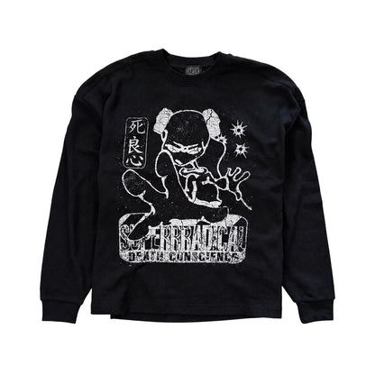 'DEATH CONSCIENCE' WAFFLE LONGSLEEVE