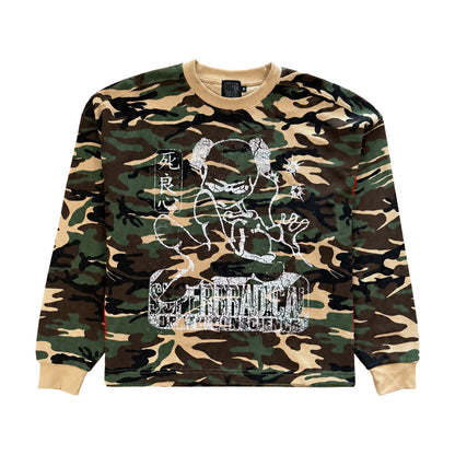 'DEATH CONSCIENCE' WAFFLE LONGSLEEVE
