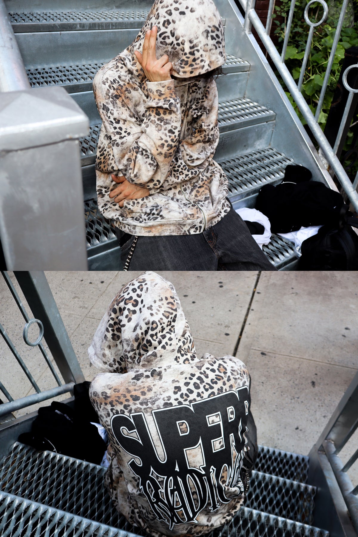 'CHEETAH' LOGO ZIP HOODIE